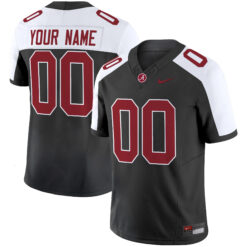 Custom Alabama Crimson Tide Football Alternate Black Jersey - All Stitched