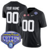 Custom Alabama Crimson Tide Football Cotton Bowl Black Jersey - All Stitched