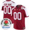 Custom Alabama Crimson Tide Football Rose Bowl Alternate Crimson Jersey - All Stitched