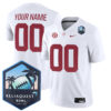 Custom Alabama Crimson Tide Football ReliaQuest Bowl White Game Jersey - All Stitched