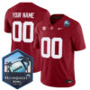 Custom Alabama Crimson Tide Football ReliaQuest Bowl Crimson Jersey - All Stitched