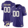 Custom Washington Huskies Football Purple Limited Jersey - All Stitched