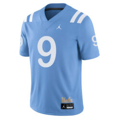 Alternative view of Nico Iamaleava UCLA Bruins Football Light Blue Alternate Jersey - All Stitched