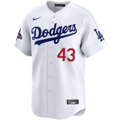 Alternative view of Anthony Banda Los Angeles Dodgers World Series Champions White Home Limited Jersey - All Stitched