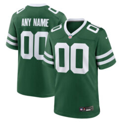 Custom New York Jets Legacy Green Home Game Jersey - All Stitched