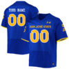 Custom San Jose State Spartans Football Royal Home Jersey - All Stitched