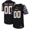 Custom James Madison Dukes Football Black Jersey - All Stitched