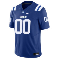 Alternative view of Custom Duke Blue Devils Football Royal Vapor F.U.S.E Limited Jersey - All Stitched