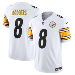 Aaron Rodgers Pittsburgh Steelers White Vapor F.U.S.E Limited Jersey - All Stitched