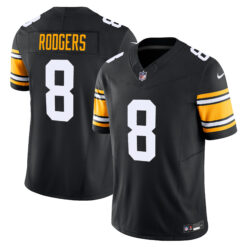 Aaron Rodgers Pittsburgh Steelers Black Alternate Vapor F.U.S.E Limited Jersey - All Stitched