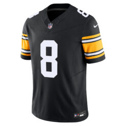 Alternative view of Aaron Rodgers Pittsburgh Steelers Black Alternate Vapor F.U.S.E Limited Jersey - All Stitched