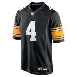 Alternative view of DK Metcalf Pittsburgh Steelers Black Alternate Game Jersey - All Stitched