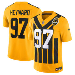 Cameron Heyward Pittsburgh Steelers Gold 1933 Throwback Vapor F.U.S.E Limited Jersey - All Stitched