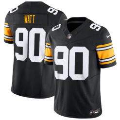 T.J. Watt Pittsburgh Steelers Black Alternate Vapor F.U.S.E Limited Jersey - All Stitched