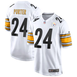 Joey Porter Jr Pittsburgh Steelers White Game Jersey - All Stitched