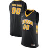 Custom Iowa Hawkeyes Basketball Black Alternate Jersey - All Stitched