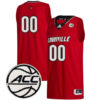 Custom Louisville Cardinals Basketball Red Jersey w/ ACC Patch - All Stitched