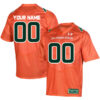 Custom Colorado State Rams Football Orange Jersey - All Stitched