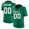 Custom Marshall Thundering Herd Football Green Home Jersey - All Stitched