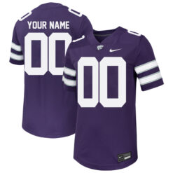Custom Kansas State Wildcats Football Purple Untouchable Jersey - All Stitched