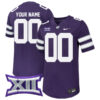 Custom Kansas State Wildcats Football Purple Untouchable Jersey w/ XII Patch - All Stitched