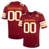 Custom Iowa State Cyclones Football Cardinal Home Jersey - All Stitched