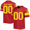 Custom Iowa State Cyclones Football Cardinal Untouchable Jersey - All Stitched