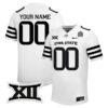 Custom Iowa State Cyclones Football White Alternate Jersey w/ XII Patch - All Stitched