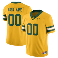 Custom Baylor Bears Football Gold Vapor F.U.S.E Limited Jersey - All Stitched