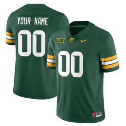 Custom Baylor Bears Football Green Vapor F.U.S.E Limited Jersey w/ XII Patch - All Stitched