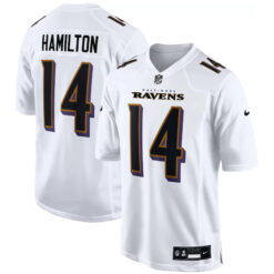 Kyle Hamilton Baltimore Ravens White Fashion Game Jersey - All Stitched