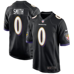 Roquan Smith Baltimore Ravens Black Alternate Game Jersey - All Stitched