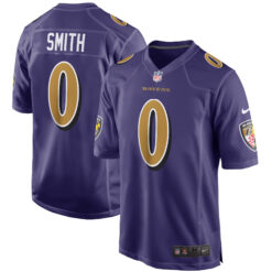 Roquan Smith Baltimore Ravens Purple Alternate Game Jersey - All Stitched