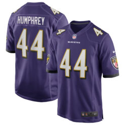 Marlon Humphrey Baltimore Ravens Purple Home Game Jersey - All Stitched