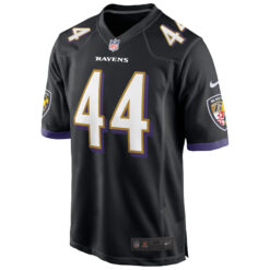 Alternative view of Marlon Humphrey Baltimore Ravens Black Alternate Game Jersey - All Stitched