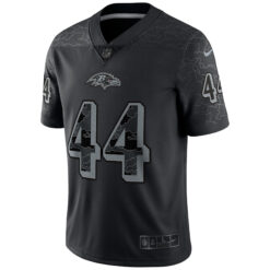 Alternative view of Marlon Humphrey Baltimore Ravens Black RFLCTV Limited Jersey - All Stitched