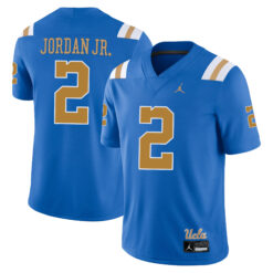 Andre Jordan Jr. UCLA Bruins Football Blue Home Jersey - All Stitched