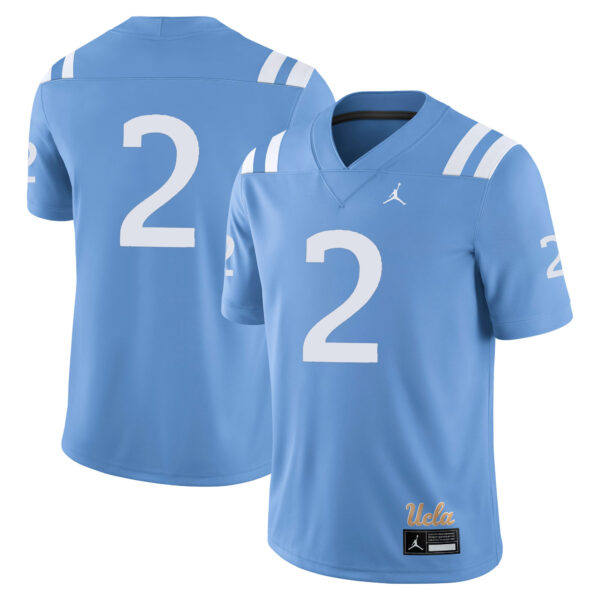 Andre Jordan Jr. UCLA Bruins Football Light Blue Alternate Jersey - All Stitched