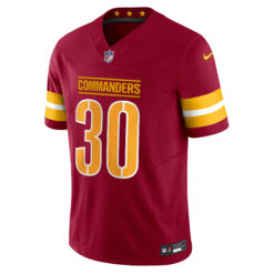 Alternative view of Austin Ekeler Washington Commanders Burgundy Vapor F.U.S.E Limited Jersey - All Stitched