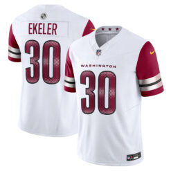 Austin Ekeler Washington Commanders White Vapor F.U.S.E Limited Jersey - All Stitched