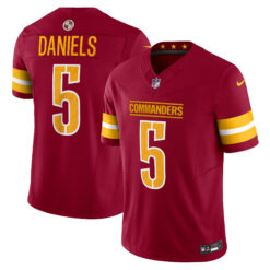 Jayden Daniels Washington Commanders Burgundy Vapor F.U.S.E Limited Jersey - All Stitched