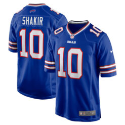 Khalil Shakir Buffalo Bills Royal Game Jersey - All Stitched