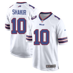 Khalil Shakir Buffalo Bills White Game Jersey - All Stitched