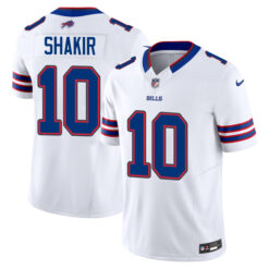 Khalil Shakir Buffalo Bills White Vapor F.U.S.E Limited Jersey - All Stitched