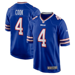 James Cook Buffalo Bills Royal Game Jersey - All Stitched