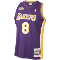 Alternative view of Kobe Bryant Los Angeles Lakers Purple 2000/01 NBA Finals Hardwood Classics Jersey - All Stitched