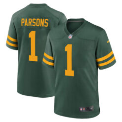 Micah Parsons Green Bay Packers Green Classic Game Jersey - All Stitched