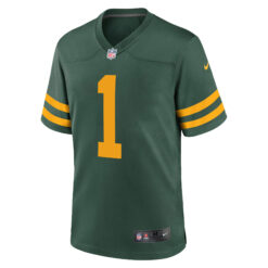 Alternative view of Micah Parsons Green Bay Packers Green Classic Game Jersey - All Stitched
