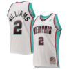 Jason Williams Memphis Grizzlies White Hardwood Classics Jersey - All Stitched