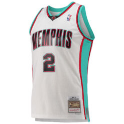 Alternative view of Jason Williams Memphis Grizzlies White Hardwood Classics Jersey - All Stitched